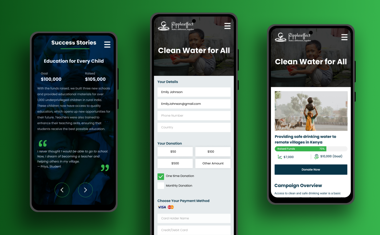 Rippple Effect Screens